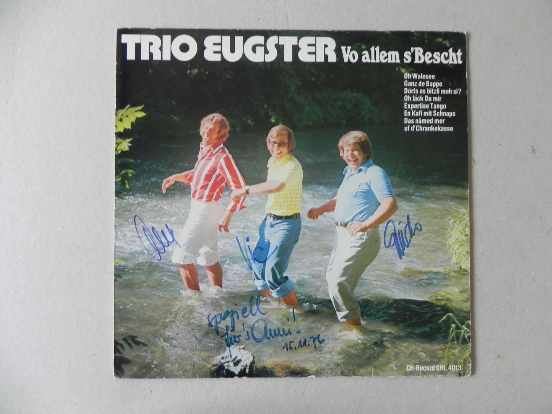 Dischi in vinile: 3 LP Volksmusik Trio Eugster Autogramm – Usato da Siebnen venduto da krimsie 4
