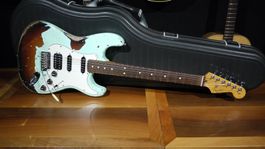 FENDER/GTM Strato-Part-Caster Relic US-NECK inkl. Koffer