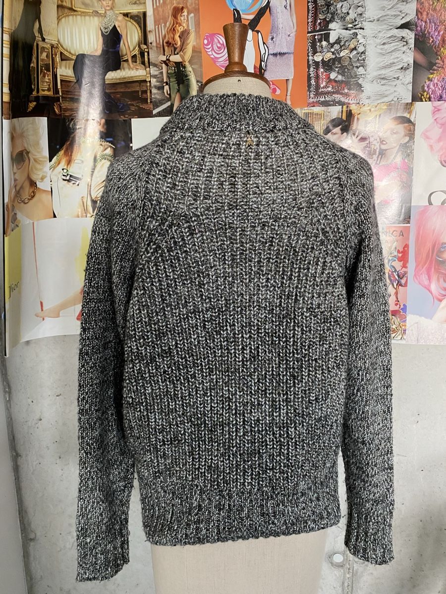 Patrizia Pepe Maglioni & Felpe: Patrizia Pepe Pullover Jumper XS grau silber – Usato da Anglikon venduto da Couture-Shop 4