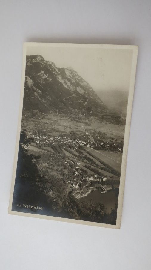 Cartoline postali: Walenstadt / SG - 1928 – Usato da Jona venduto da centumprata