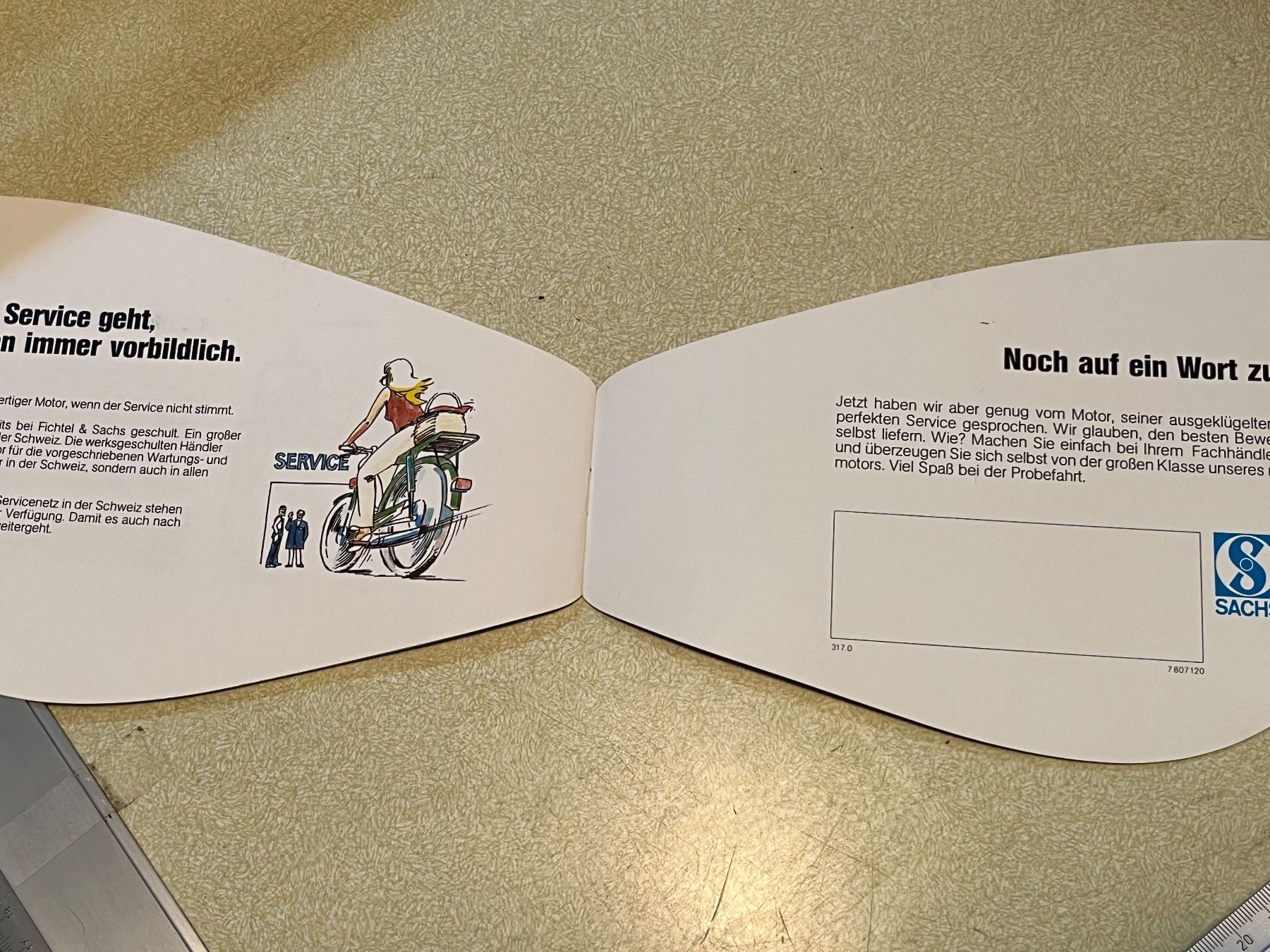 Dokumente: verkaupsprospekt, sachs moped – Gebraucht aus Emmenmatt von flyrecords 3