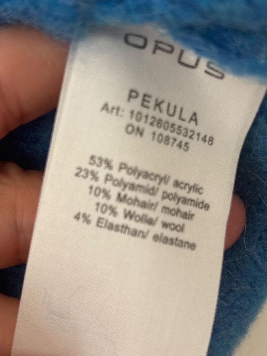 Opus Maglioni & Felpe: Pullunder OPUS PEKULA blau Groesse 40 neuwertig – Nuovo (secondo la descrizione) da Sirnach venduto da khe_q88w 2