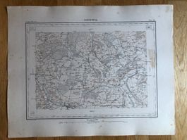 Siegfriedatlas Bl. 181: Huttwil 1886