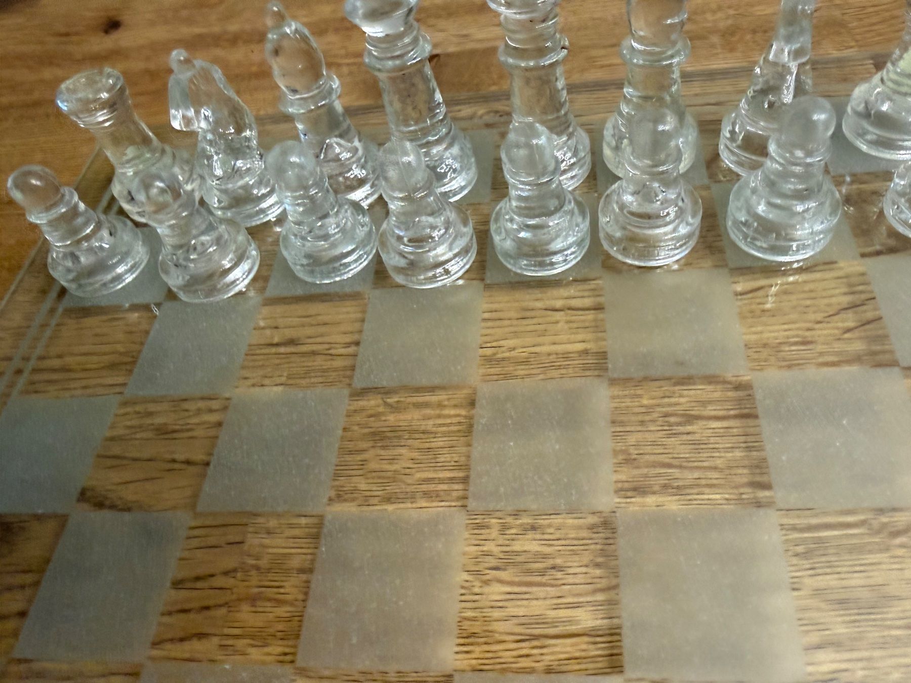 Giochi: Schachspiel aus Glas, komplett – Usato da Gattikon venduto da Guegis66 2