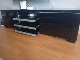 Schwarzes Sideboard, Guter Zustand, viel Stauraum, modern!