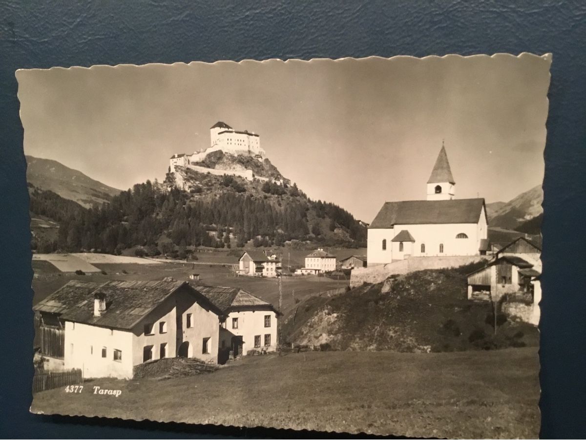 Cartoline postali: Ansichtskarte Tarasp mit Schloss – Usato da steinach venduto da Haudi5