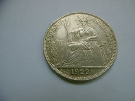 20 Cent. 1923 Franz. Indochina  (680er Silber)