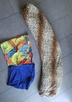 Stillkissen mit 2 Bezügen Leopard Muster und bunt