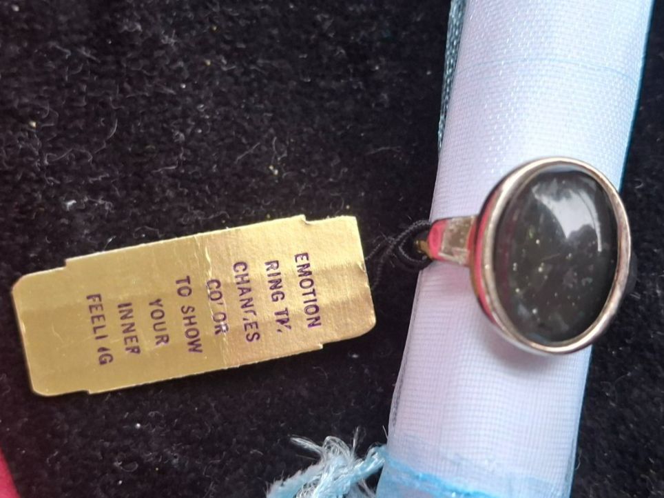 Anelli: Vintage Emotions-Ring, mit Gefühl Stein, S-M Gr. 18 – Usato da Münchenbuchsee venduto da babilibern 2