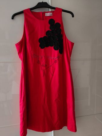rotes ärmelloses Minikleid,  (Divina Providencia), 40