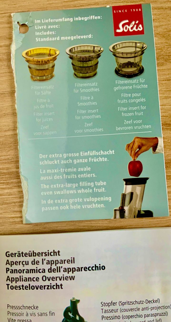 Solis Elettrodomestici da cucina: Juicer & Eismaschine & Smoothie – Usato da Bremgarten AG venduto da Streify 1