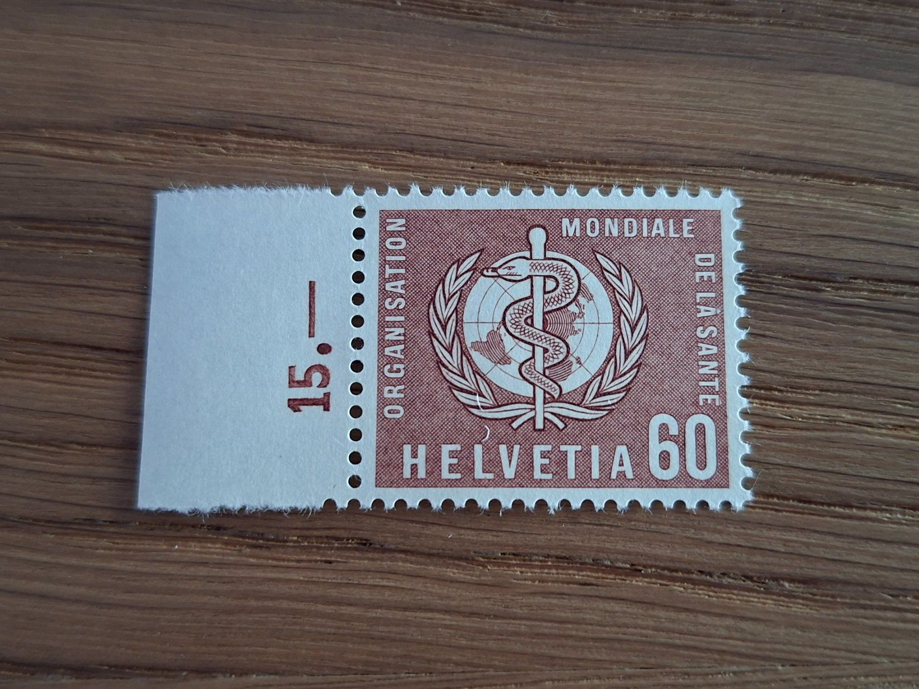 Tutti i francobolli: Dienstmarken: OMS 1957 – Nuovo (secondo la descrizione) da Hinterkappelen venduto da 1399 4