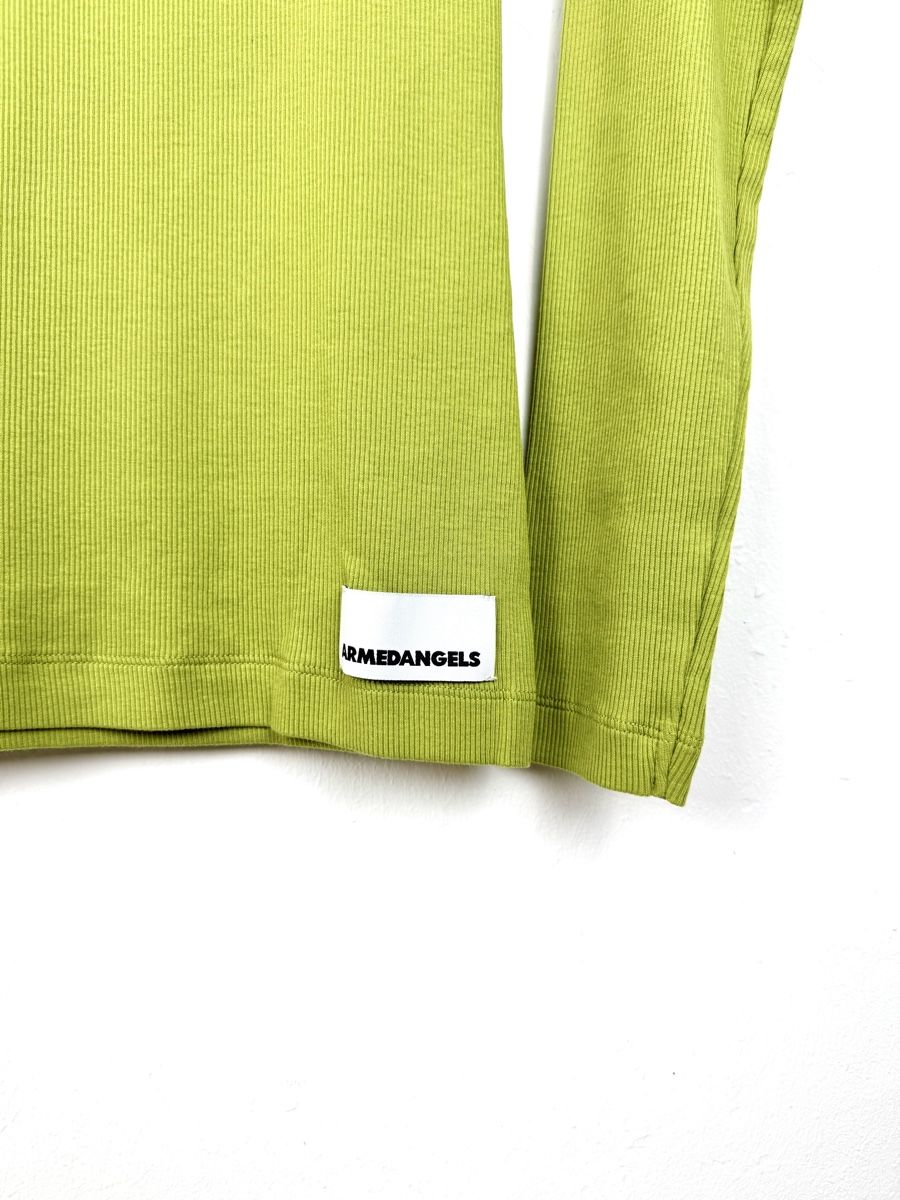 Armedangels T-shirt: ARMEDANGELS Shirt, Gr. S, Langarm, Olive – Nuovo (secondo la descrizione) da Basel venduto da A-Z-B 2