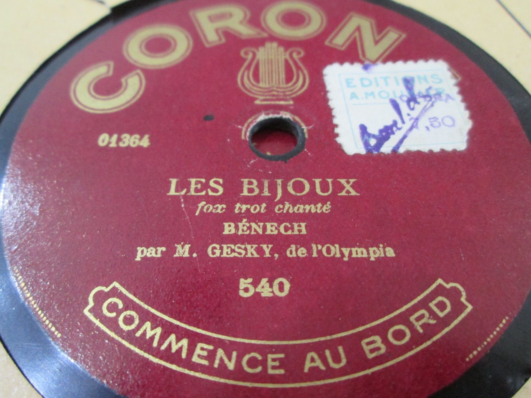 Vinyles: DISQUES 78 TOURS – D'occasion à Lausanne par Leag 6