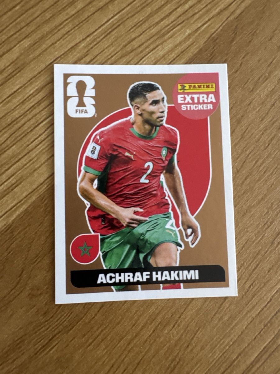 Panini Cartes à collectionner: Achraf Hakimi extra sticker  – Neuf (Voir description) à Breil/Brigels par joz_v2bw