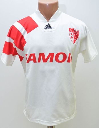 FC SION MAILLOT ADIDAS TRIKOT 1992/93 FCS VALAIS XS