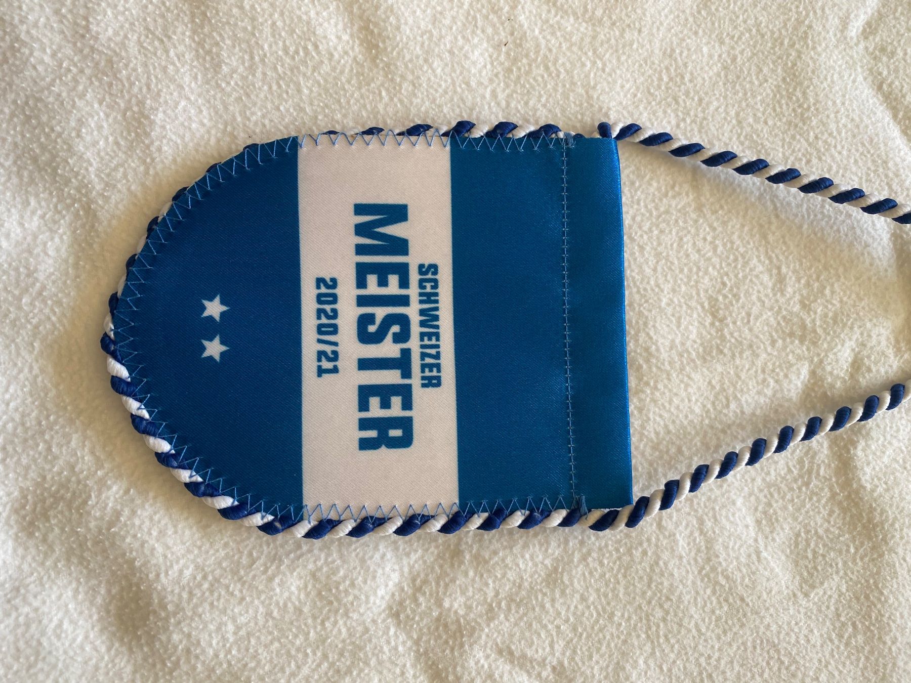 Drapeaux: EVZ Meister- WIMPEL 2020/21 – Neuf (Voir description) à Allenwinden par Obalu 2