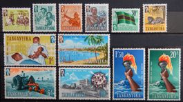 Tanganyika Kat. 98-109 * 1961 Kat. 30 Euro