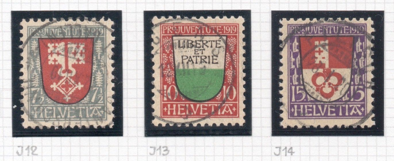 Tutti i francobolli: 1919  PRO JUVENTUTE @ – Usato da Basel venduto da Ammedysli49
