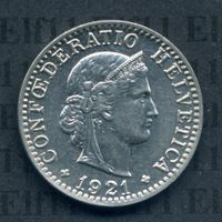CHF___0.20 1921 stgl 20 Rappen