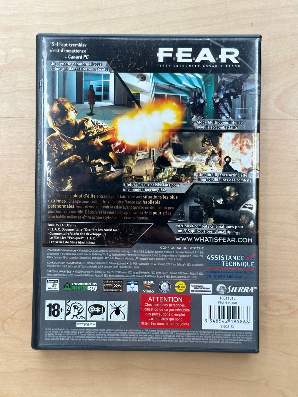 Spiele: F.E.A.R. - PC - FR – Gebraucht aus Genève von Jeux_Retro 1