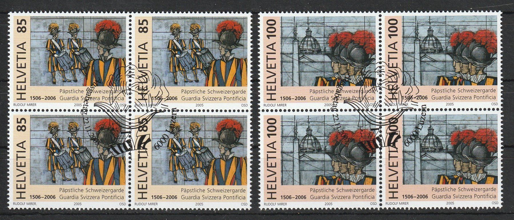 Tutti i francobolli: 2005 Sondermarken  Schweizergarde – Nuovo e nell'imballaggio originale da Homburg venduto da masina01