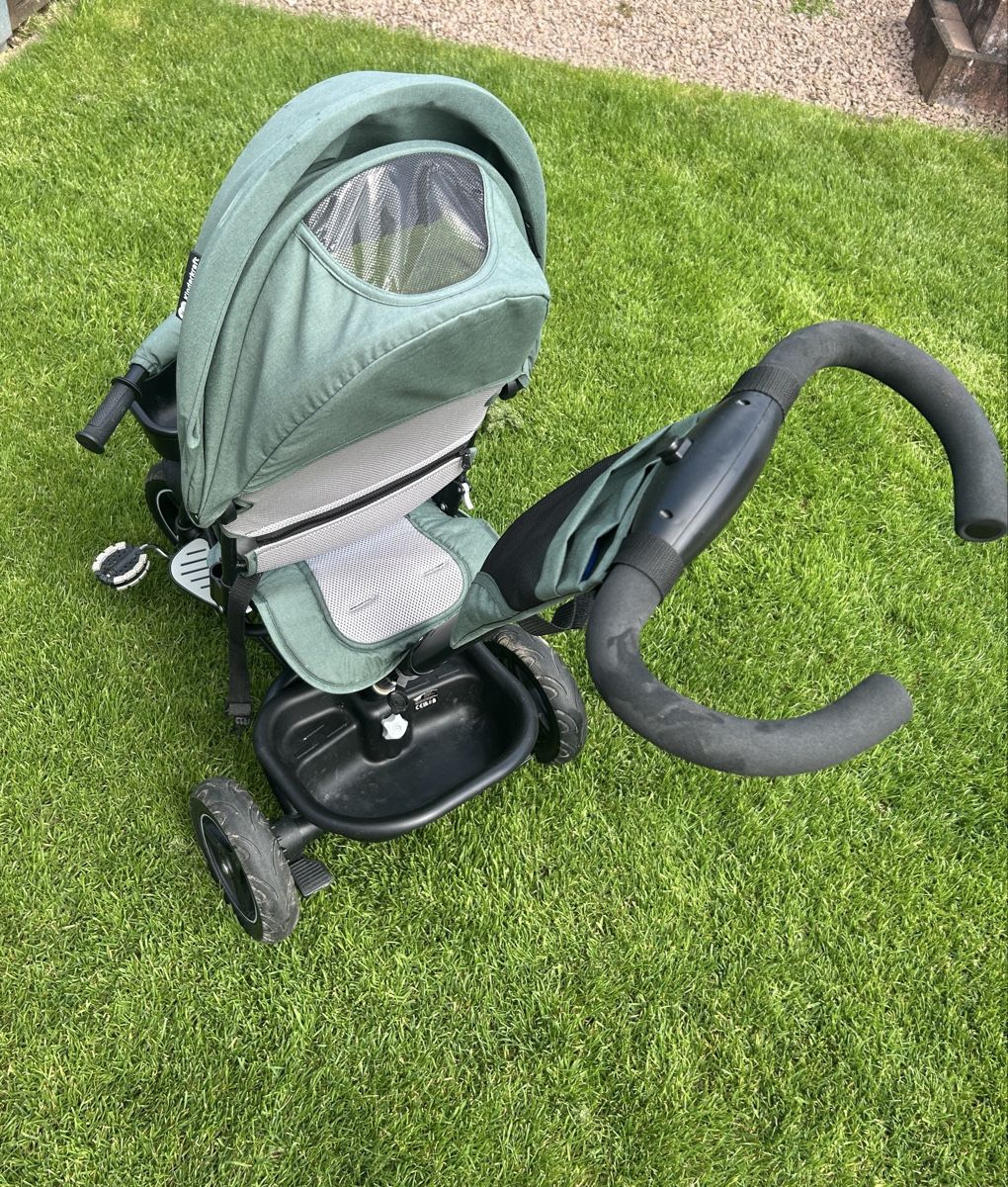 Kinderkraft Veicoli per bambini: Kinderkraft 3-Rad mit Verdeck und Stosstange – Usato da Brislach venduto da gre_t5pb 4