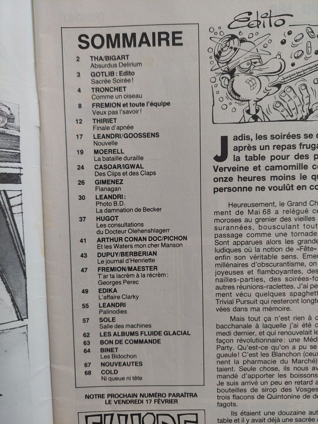 Fumetti: Fluide Glacial No 152 Fév, 1989 BE+ – Usato da Genève venduto da Blu_BD 2