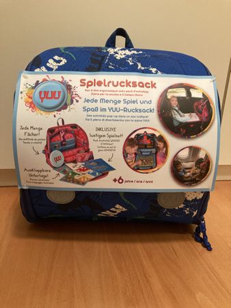 Spielrucksack mit jede Menge Spiel und Spass