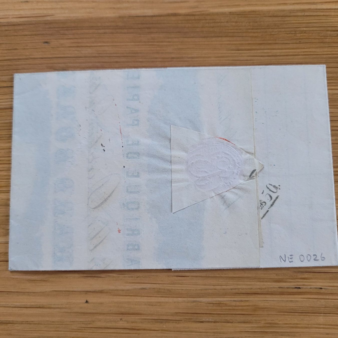 Alle Briefmarken: Document Préphilatélique Arau Neuchâtel 1850 – Gebraucht aus Biel/Bienne von Destockweb 1