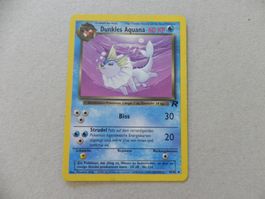 Dunkles Aquana Pokémon Sammelkarte 1999 - 2000