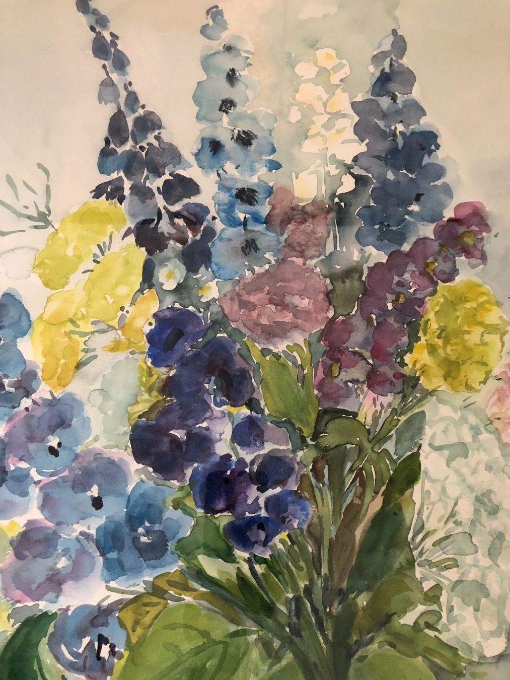 Dipinti: Grosse Aquarell Gemälde Nelli Friedrich – Usato da Lanzenhäusern venduto da vic63 2