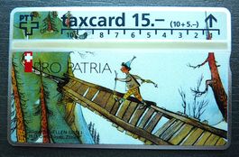 Taxkarte "Schellenursli" Pro Patria 1971,  Fr. 1.20