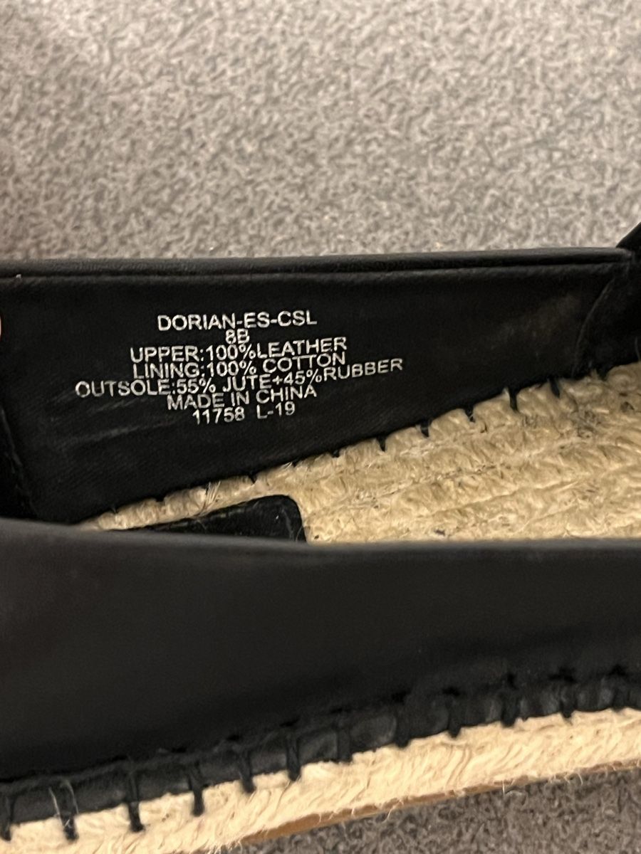 Ralph Lauren Scarpe da donna: Ralph Lauren-Espadrilles, Schwarz/Braun, Gr. 39 – Nuovo (secondo la descrizione) da Winterthur venduto da ChicMarkt 6