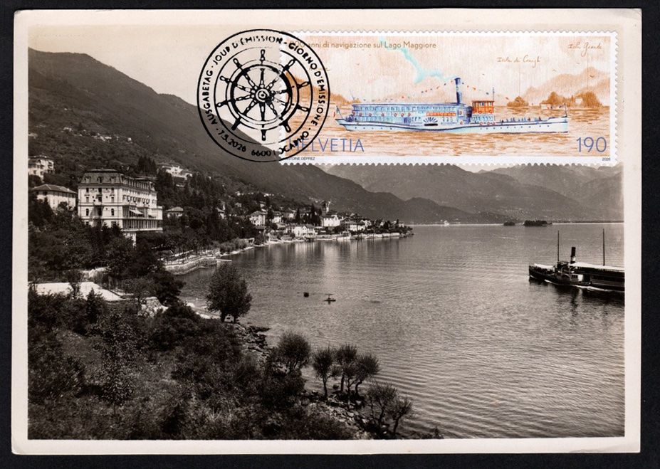 Tous les timbres: Maximumkarte Schifffahrt Lago Maggiore - Brissago – Neuf (Voir description) à Dottikon par haeusibuh5