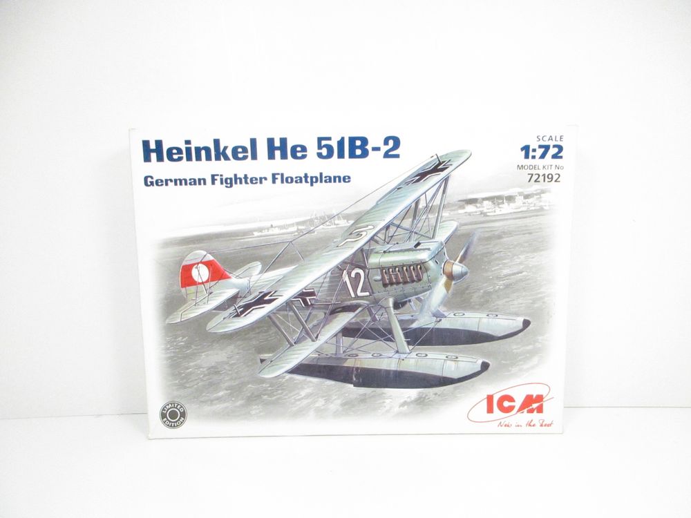 ICM 72192 Heinkel He 51B-2 German Fighter Floatplane / 1:72 | Kaufen ...