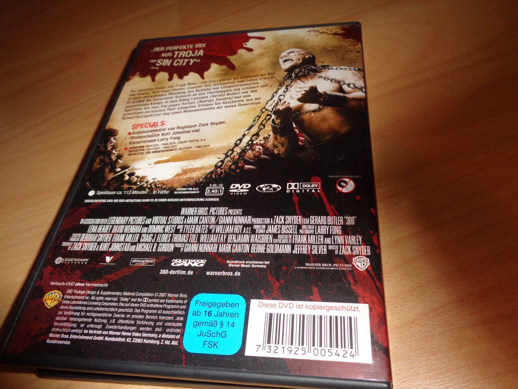 Alle DVDs: 300 (DVD) – Gebraucht aus Olten von Disc-Verkauf 2