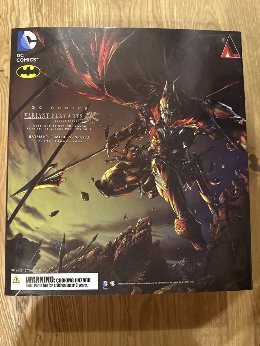 Statuette: DC Comics Variant Play Arts Batman Timeless Sparta! – Nuovo e nell'imballaggio originale da Wetzikon ZH venduto da Papabeari