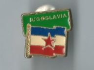 Jugoslawien Flagge, Pin