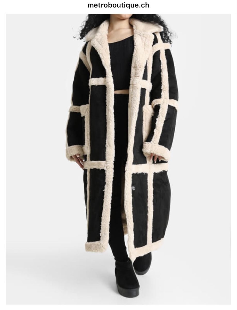 Manteaux: Shearling Mantel Gr.L/40 – Neuf (Voir description) à Biel/Bienne par do__q8td