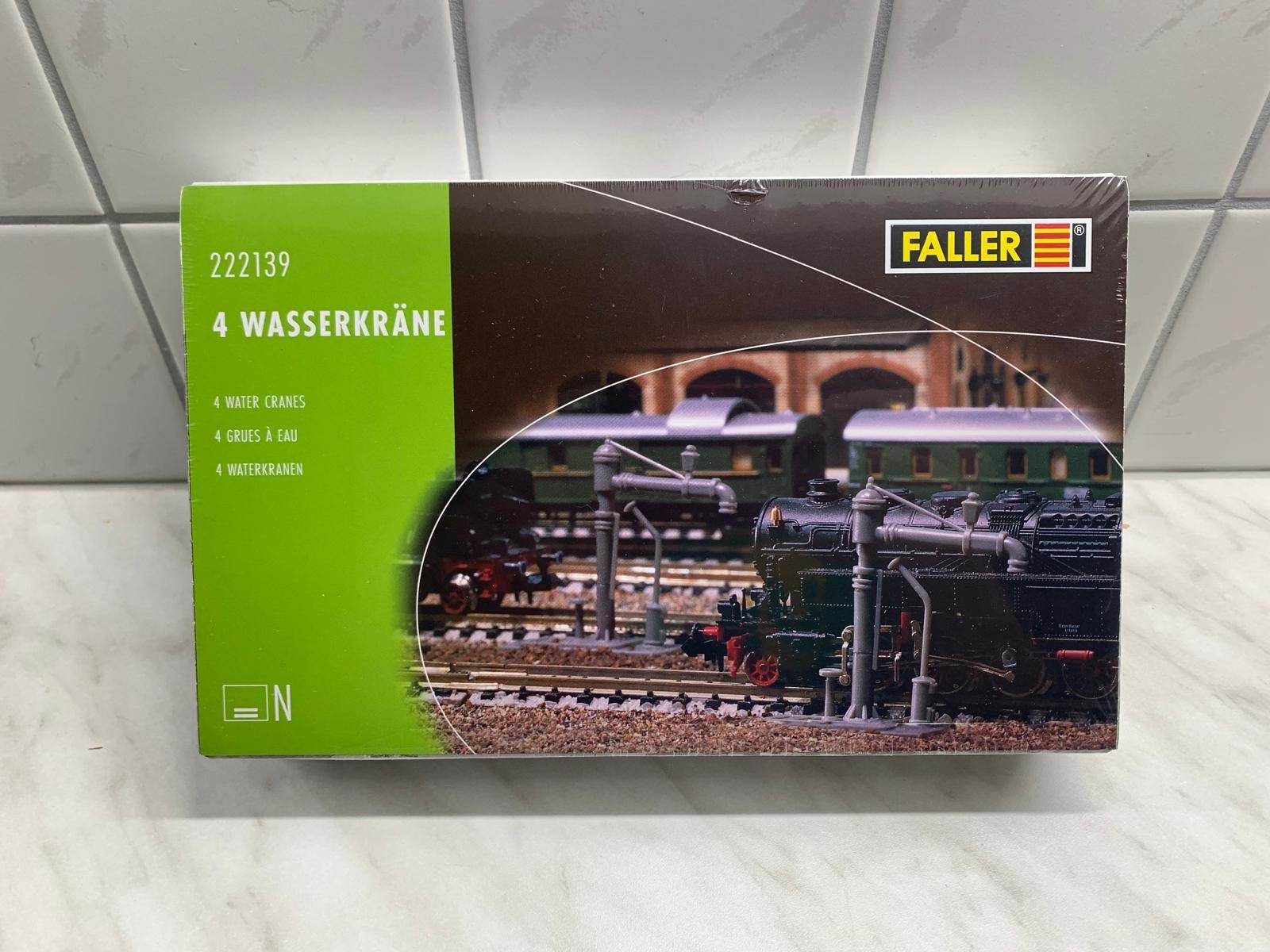Faller Modellini di ferrovie: Faller 222139 4 Wasserkräne Spur N – Nuovo e nell'imballaggio originale da Hinterforst venduto da -KINGPIN-