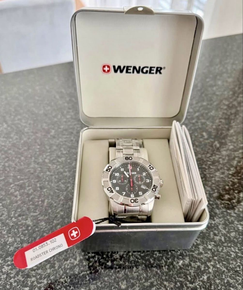 Wenger Orologi: Original Wenger Uhr / Neu und verpackt – Nuovo e nell'imballaggio originale da Gurmels venduto da Roro57