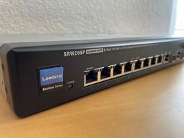 Linksys SRW208P 10/100 Switch WebView und PoE