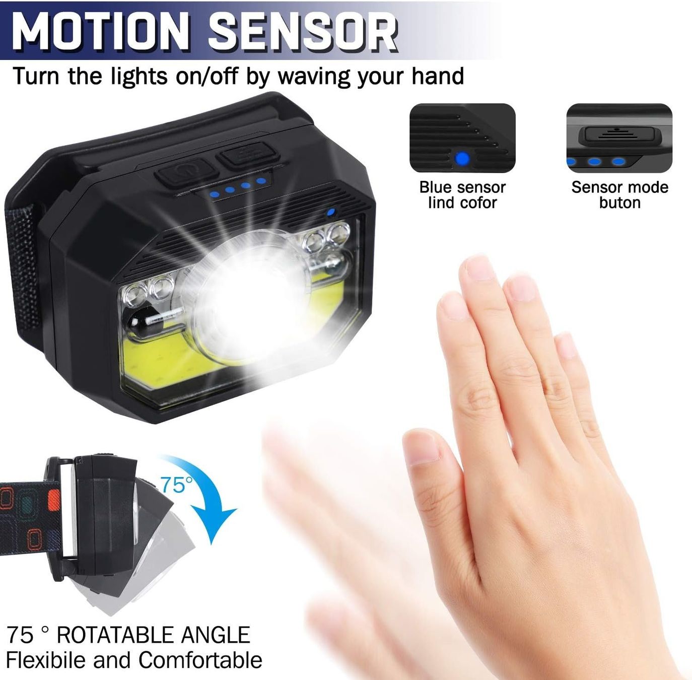 Lampade: Stirnlampe 2 Stück 2000 Lumen – Nuovo e nell'imballaggio originale da Nuglar venduto da SaleRitter 4