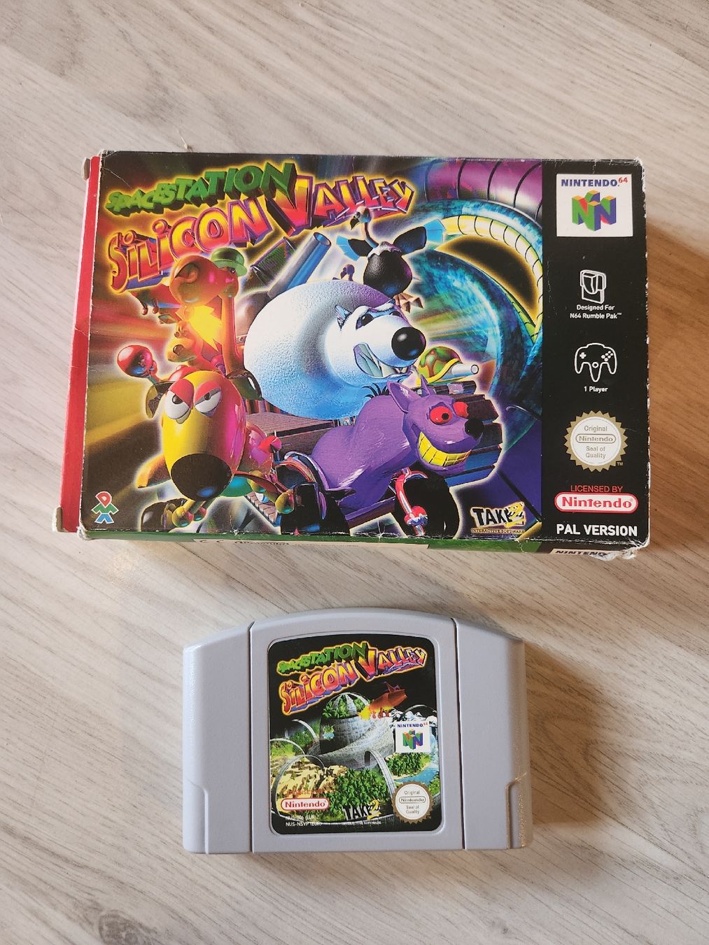 Nintendo Giochi: SpaceStation Silicon Valley N64 - Top – Usato da Tafers venduto da whereyogamesat