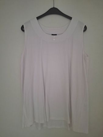 Weisses Sommer Long-Shirt, Pont Neuf, Grösse XL, Top Zustand