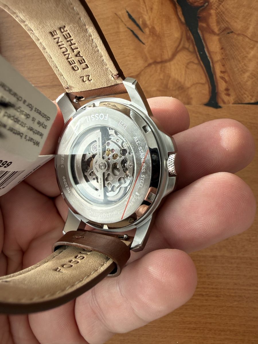 Fossil Orologi: Fossil Uhr Automatic NEU 45mm – Nuovo e nell'imballaggio originale da Frenkendorf venduto da HoroLux 6
