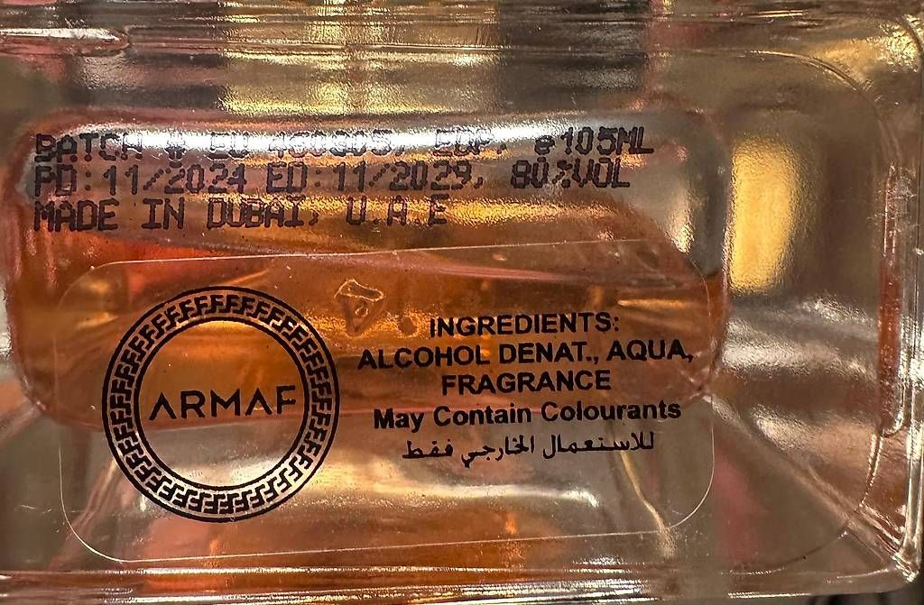 Profumi & Eau de Toilette: Armaf Club De Nuit 105ml – Usato da Suhr venduto da a_tec 3