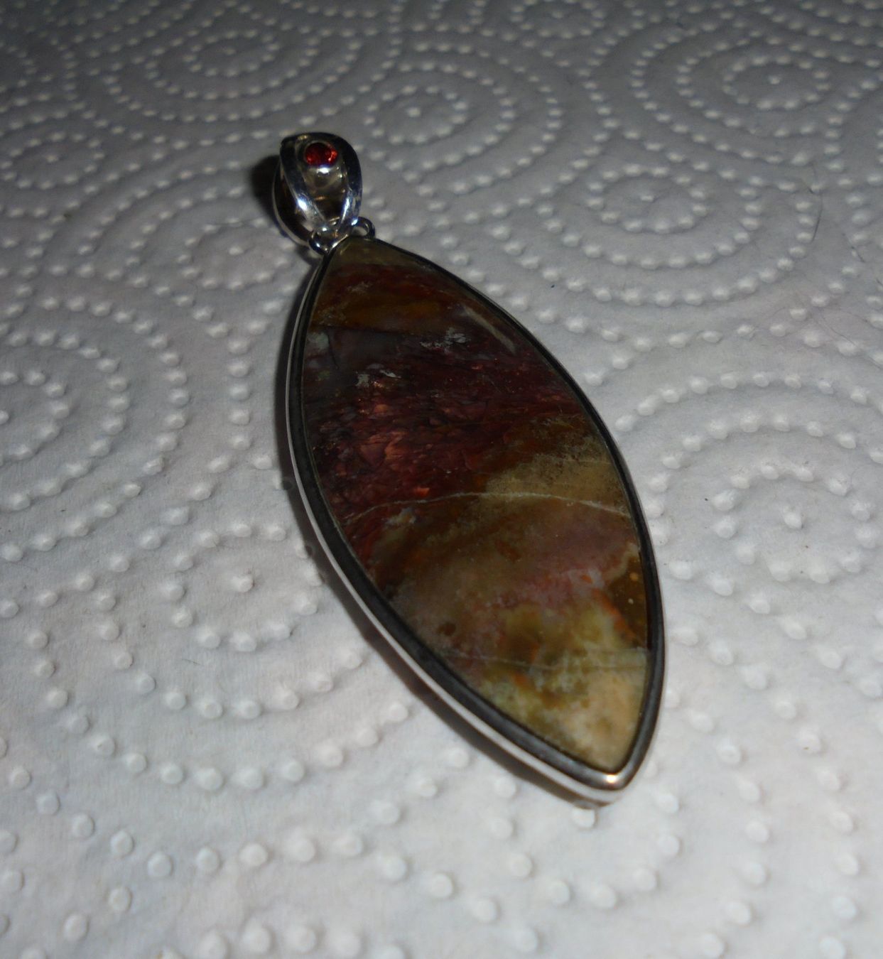 Anhänger: Echtschmuck: Holzopal-Silberanhänger – Neu (gemäss Beschreibung) aus Zuchwil von maumauchi 9