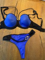 Sapph Bikini, Gr. M, blau/schwarz - Sommer-Must-Have!